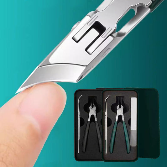✨【Extra ajándék】Professzionális körömvágó olló szett + INGYEN fülkefészettel! 🏡 Otthoni ápolás, egyszerre megoldva! ✂️👂