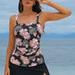 🌸Női Vintage hasi ellenőrzés két darab Tankini fürdőruhák🩱