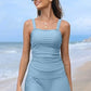 🌸Női Vintage hasi ellenőrzés két darab Tankini fürdőruhák🩱
