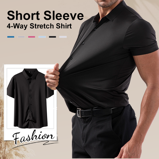 🔥Férfi rövid ujjú 4-Way Stretch ing