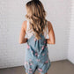 🌸2025 Új Divat🌸 Vintage Virágmintás Farmer Overall