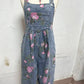 🌸2025 Új Divat🌸 Vintage Virágmintás Farmer Overall