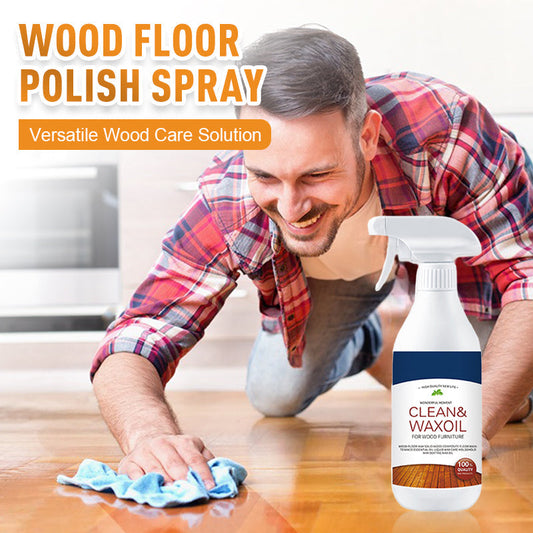 🏠Fa padló tisztító és fényező spray✨ Élessze újra fa padlóit pár perc alatt✨