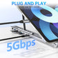 💻USB-C dokkoló és laptop állvány szett – 4K HDMI kimenettel