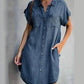 【S-5XL】👗Alkalmi farmer rövid ujjú ruha