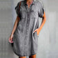 【S-5XL】👗Alkalmi farmer rövid ujjú ruha