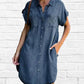 【S-5XL】👗Alkalmi farmer rövid ujjú ruha