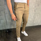 💖👖Férfi nadrág Slim Fit rugalmas derékkal