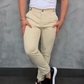 💖👖Férfi nadrág Slim Fit rugalmas derékkal