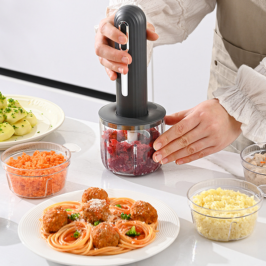 ⏳Korlátozott ideig érvényes ajánlat⏰Akkumulátoros elektromos húsdaráló otthoni használatra🍖