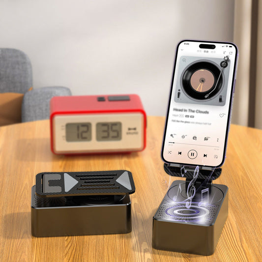 Ajándékválasztás - 3 az 1-ben - Vezeték nélküli Bluetooth hangszóró, töltőállomás, telefontartó