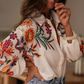 【S-2XL】✨Női virágmintás galléros ing