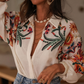 【S-2XL】✨Női virágmintás galléros ing