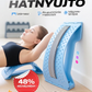Mágneses deréknyújtó – akupresszúrás masszázs, hordozható kialakítás és hátfájás enyhítés 🧘‍♂️✨