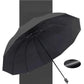🎁Szerezzen be ingyenes vízálló cipővédőket☔12-bordás nagy összecsukható szélálló esernyő