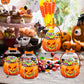 🎃 Készen állsz a „csokit vagy csínyt” játékra? – 10 cipzáras és fogantyús halloweeni tökzsák.