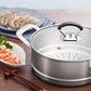 👩‍🍳1+1 INGYEN🍳Szilikon edényfedél fogantyúval hogy megelőzze az égési sérüléseket