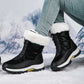 【EU36-42】❄️Női téli csizma PU-ból, pamut béléssel és polár béléssel