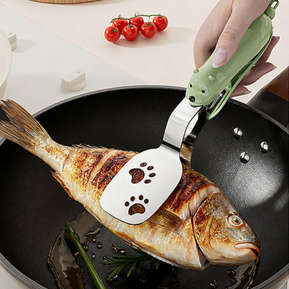 🔥2 az 1-ben csúszásmentes, tartós spatula-fogó