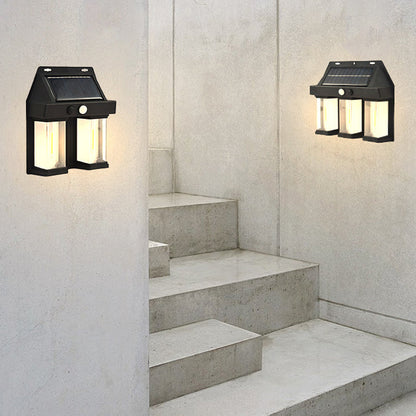 🔥Vásároljon 1 kap 1 ingyenes💡Kültéri vízálló, napenergiával működő mozgásérzékelős fali lámpa