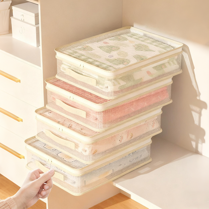 🎁 Vásároljon 1 kap 2 ingyenes 🔥 Átlátszó ruhásszekrény tárolózsákok