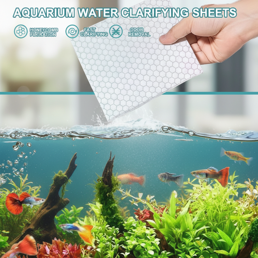 🐠 1+2 INGYEN! ✨ AKVÁRIUM TISZTÍTÓ LAPOK – Kristálytiszta víz 24 óra alatt, eltávolítja a szagokat és szennyeződéseket, minden hal és növény számára biztonságos 🌿🔮