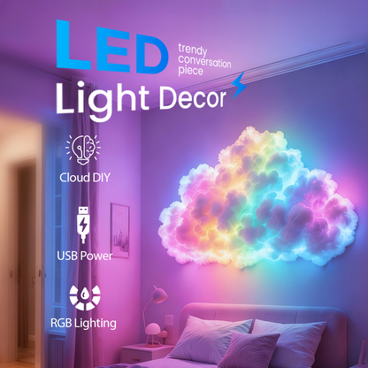 ☁️Saját készítésű USB-s Thundercloud LED fénydekoráció✨