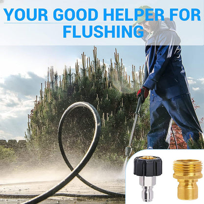 💧Rozsdamentes acél kerti tömlő gyorscsatlakozó szerelvények készlete