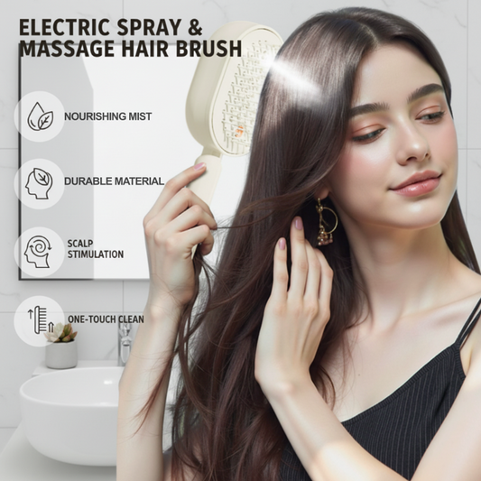 ✨🔥Elektromos spray és masszázs hajkefe✨🔥