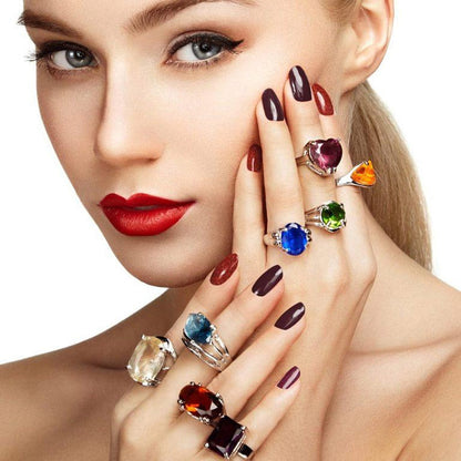 💅Vízálló, öntapadó csillogó körömmatricák