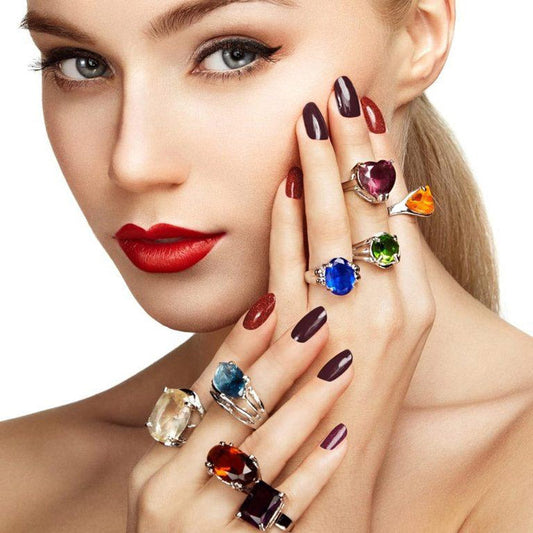 💅Vízálló, öntapadó csillogó körömmatricák