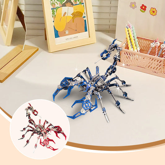 3D fém puzzle Scorpion – mechanikus modell összeállításhoz