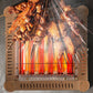 5 oldalas hordozható elektromos fűtőberendezés BBQ grill tetejével