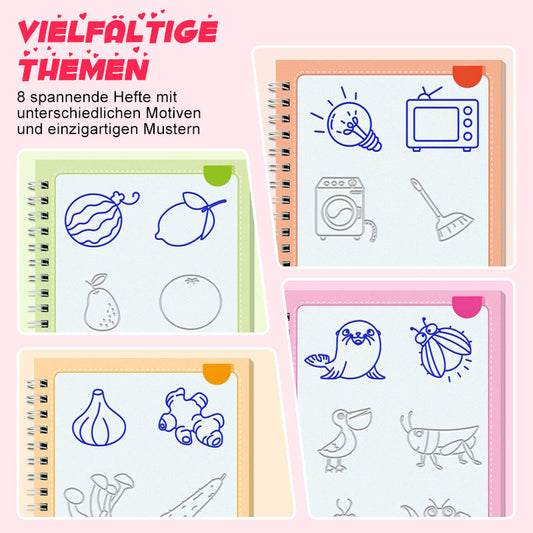 🧸Varázslatos Vízalapú Rajzolókönyv | Ismételhető Kreatív Játék Gyerekeknek🎨