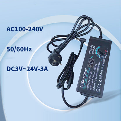 Állítható 3V-24V 3A univerzális AC/DC hálózati adapter