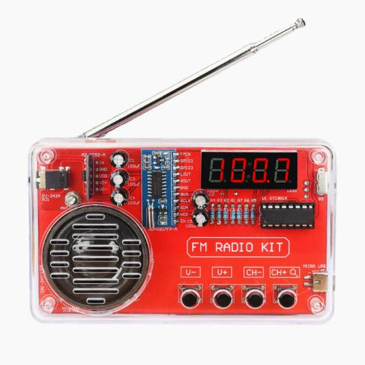 🔥Forró akció 49% kedvezmény🎁✨DIY FM rádió forrasztási gyakorló készlet