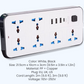 🔥🎁Újdonság 50% KEDVEZMÉNY🔥Több aljzatos és hosszú hosszabbító kábellel ellátott konnektor – USB-töltőportokkal