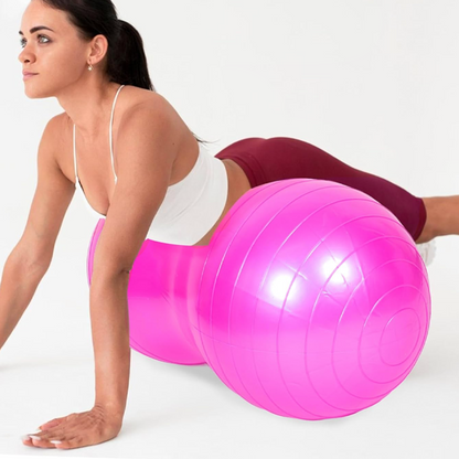 Törésálló földimogyoró mintás jógagolyó