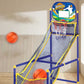 🎁 Gyerekeknek való beltéri kosárlabda játékgép 4 labdával 🏀🎯