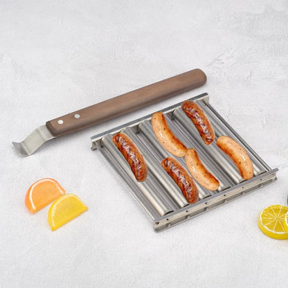 🌭Rozsdamentes acélból készült kolbászsütő