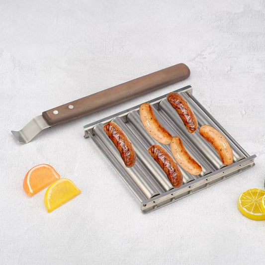 🌭Rozsdamentes acélból készült kolbászsütő