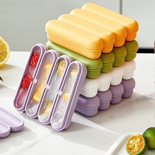 🥤🧊 2 darabos, újratölthető palackos jégkocka-tartó – könnyen kivehető, mosogatógépben mosható, kiválóan alkalmas nyári italok elkészítéséhez 🍹❄️