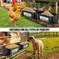 🐐 50% kedvezmény! 🐔 Függeszthető etető kecskék, csirkék és háziállatok számára – takarékos a takarmánnyal, tisztán tartható, időjárásálló 🌾
