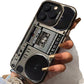 Retro boombox kazettás magnós telefonhüvely