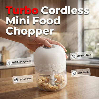 🔋🥩 Vezeték nélküli mini aprító – Egygombos aprítás – Utánvéttel ⚡✅