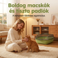 🐱 Most 50% kedvezménnyel!🌸Félzárt műanyag macskalomtartó fröccsenésgátlóval