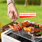 🍖🏕️Kültéri többfunkciós kemping szénparázs – Összecsukható és hordozható🔥