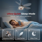 🔥3 az 1-ben mennyezeti ventilátor lámpa – beépített Bluetooth hangszóróval💡✅