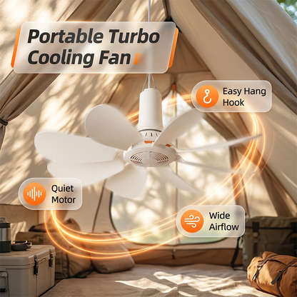🌴 ZOMERDEAL 50% KORTING ⏱️ Hangventilator ⚡ Stil en krachtige koeling🌬️❄️