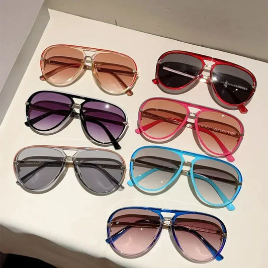 🔥50% KEDVEZMÉNY!! 🕶️Női retro, dupla hídú napszemüveg